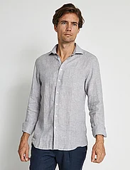 Bruun & Stengade - BS Perth Casual Slim Fit Shirt - nordisk stil - light grey - 3