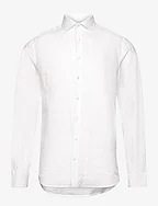 BS Perth Casual Slim Fit Shirt - WHITE