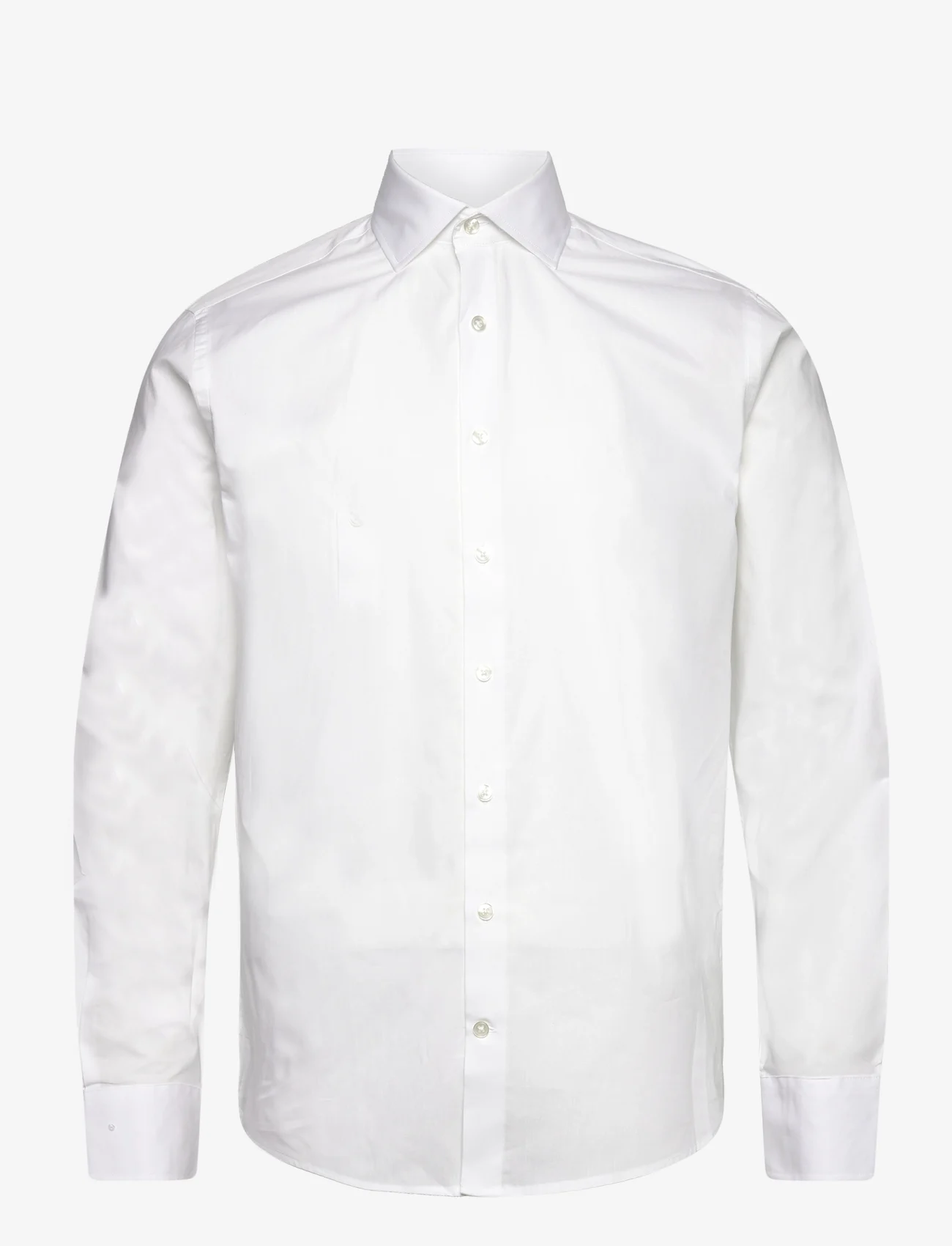 Bruun & Stengade - BS Sofus Casual Slim Fit Shirt - muodolliset kauluspaidat - white - 0