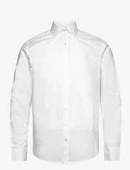 Bruun & Stengade - BS Sofus Casual Slim Fit Shirt - muodolliset kauluspaidat - white - 0