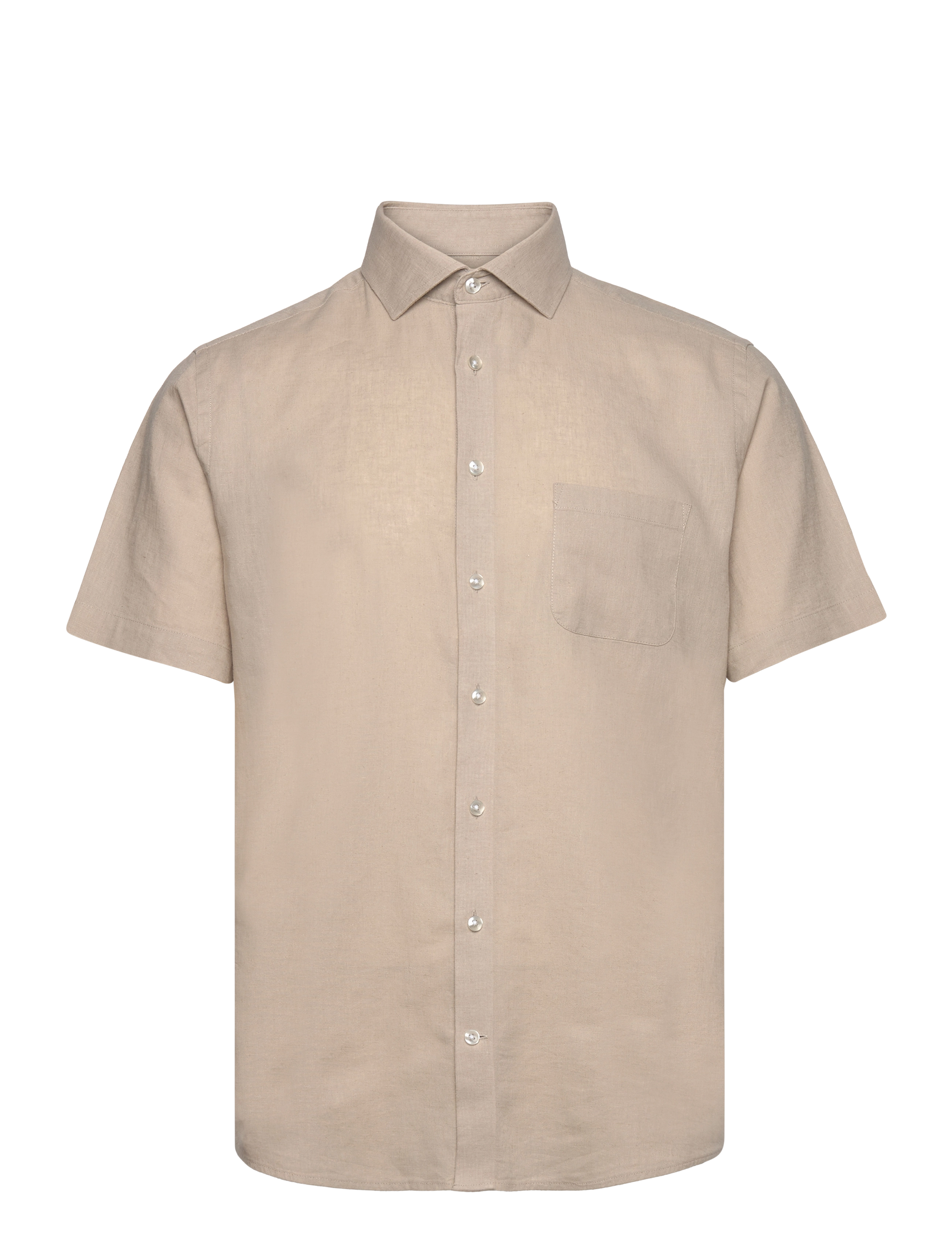 Bruun & Stengade BS Lott Casual Modern Fit Shirt - Shirts - KIT / beige