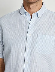 Bruun & Stengade - BS Gale Casual Modern Fit Shirt - pohjoismainen tyyli - light blue/white - 5