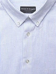 Bruun & Stengade - BS Gale Casual Modern Fit Shirt - pohjoismainen tyyli - light blue/white - 6