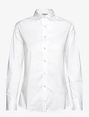 Bruun & Stengade - BS Marie Slim Fit Shirt - krekli ar garām piedurknēm - white - 1