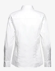Bruun & Stengade - BS Marie Slim Fit Shirt - krekli ar garām piedurknēm - white - 2
