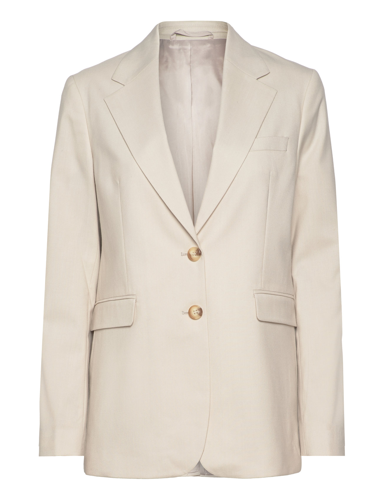 Bruun & Stengade - BS Estelle Regular Fit Blazer - single breasted blazers - sand - 0