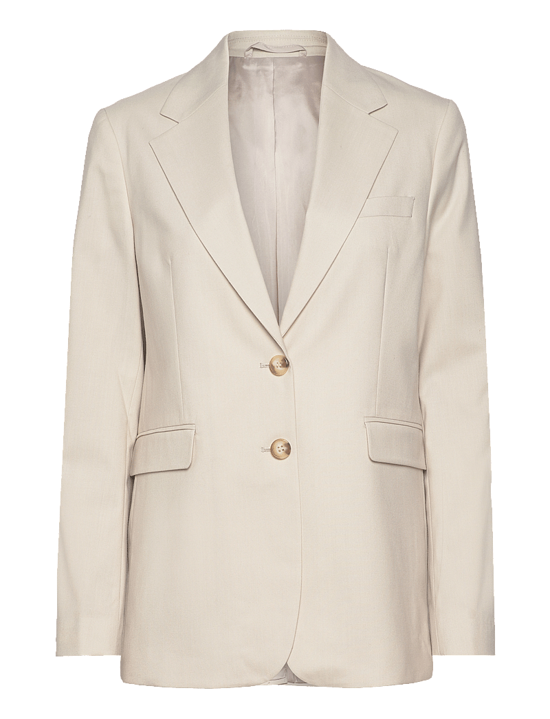 Bruun & Stengade - BS Estelle Regular Fit Blazer - enkeltradede blazere - sand - 1