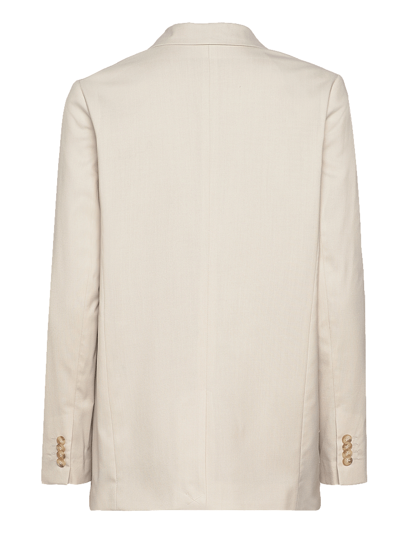 Bruun & Stengade - BS Estelle Regular Fit Blazer - enkeltradede blazere - sand - 2