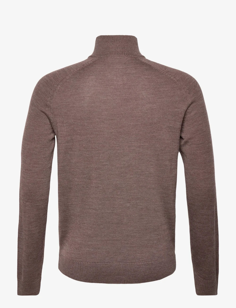 Bruun & Stengade - BS Pelle Regular Fit Knitwear - half zip jumpers - brown - 1