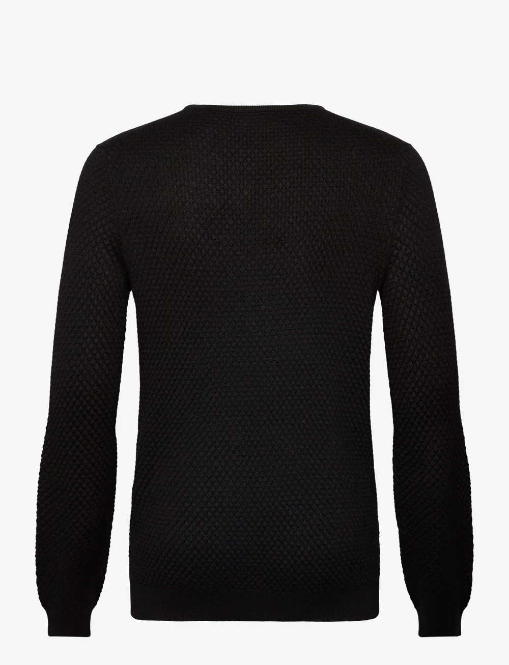 Bruun & Stengade - BS Irving Regular Fit Knitwear - Ümmarguse kaelusega kudumid - black - 1