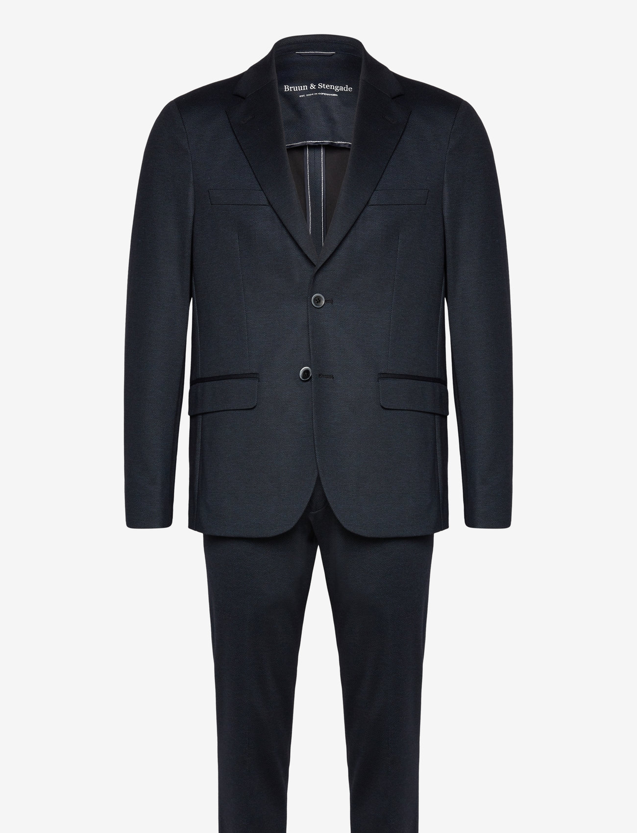 Bruun & Stengade - BS Chapelle Classic Fit Suit Set - anzüge - navy - 0