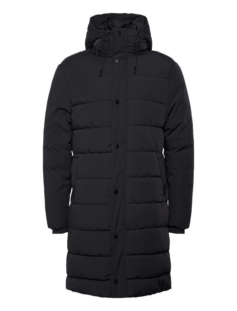 Bruun & Stengade - BS Adak Regular Fit Coat - Žieminės striukės - black - 0