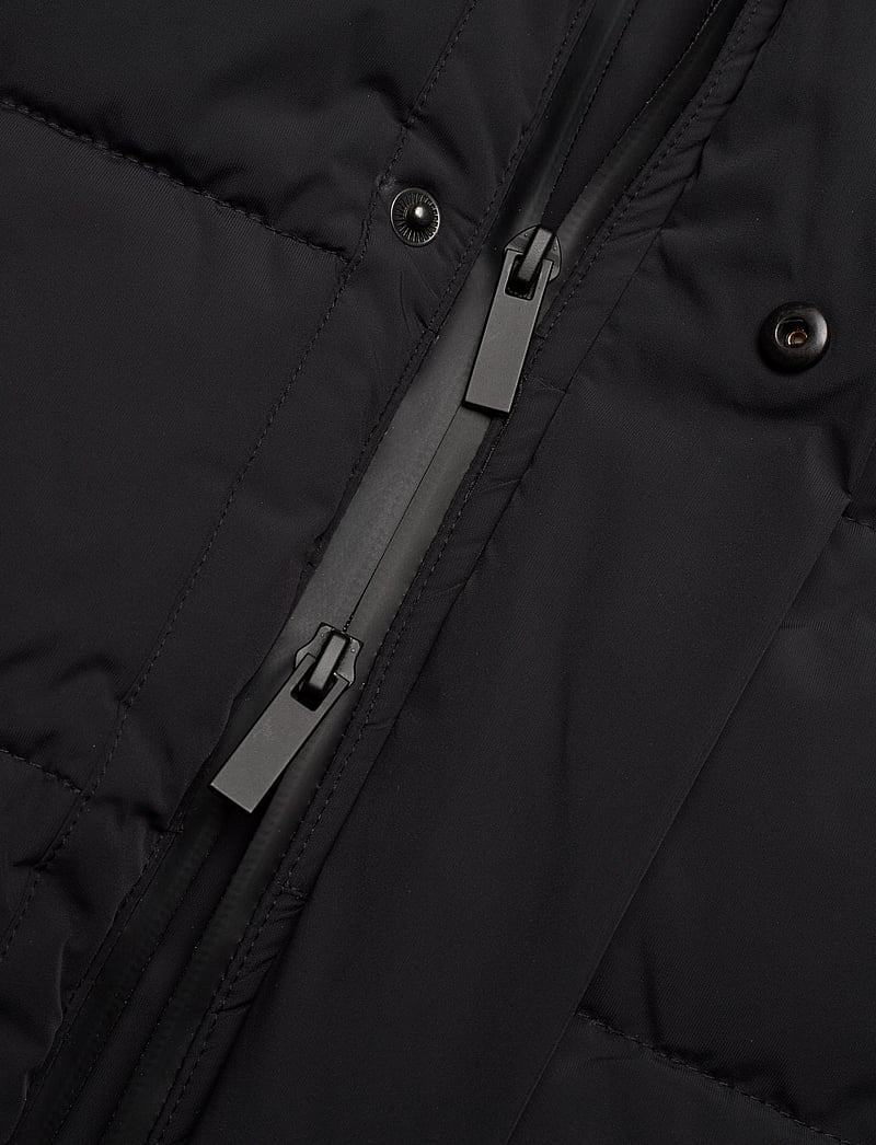 Bruun & Stengade - BS Adak Regular Fit Coat - Žieminės striukės - black - 4