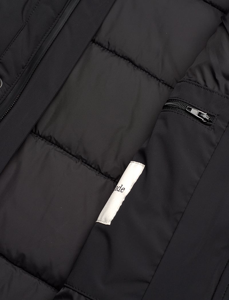 Bruun & Stengade - BS Adak Regular Fit Coat - Žieminės striukės - black - 5