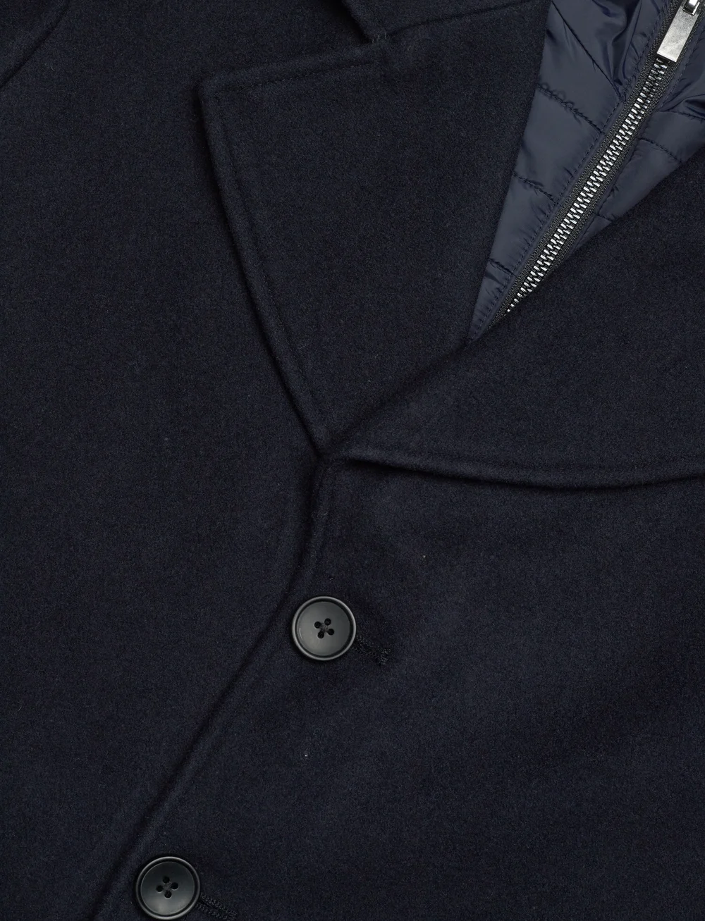 Bruun & Stengade - BS Portmore Slim Fit Coat - villased mantlid - navy - 4