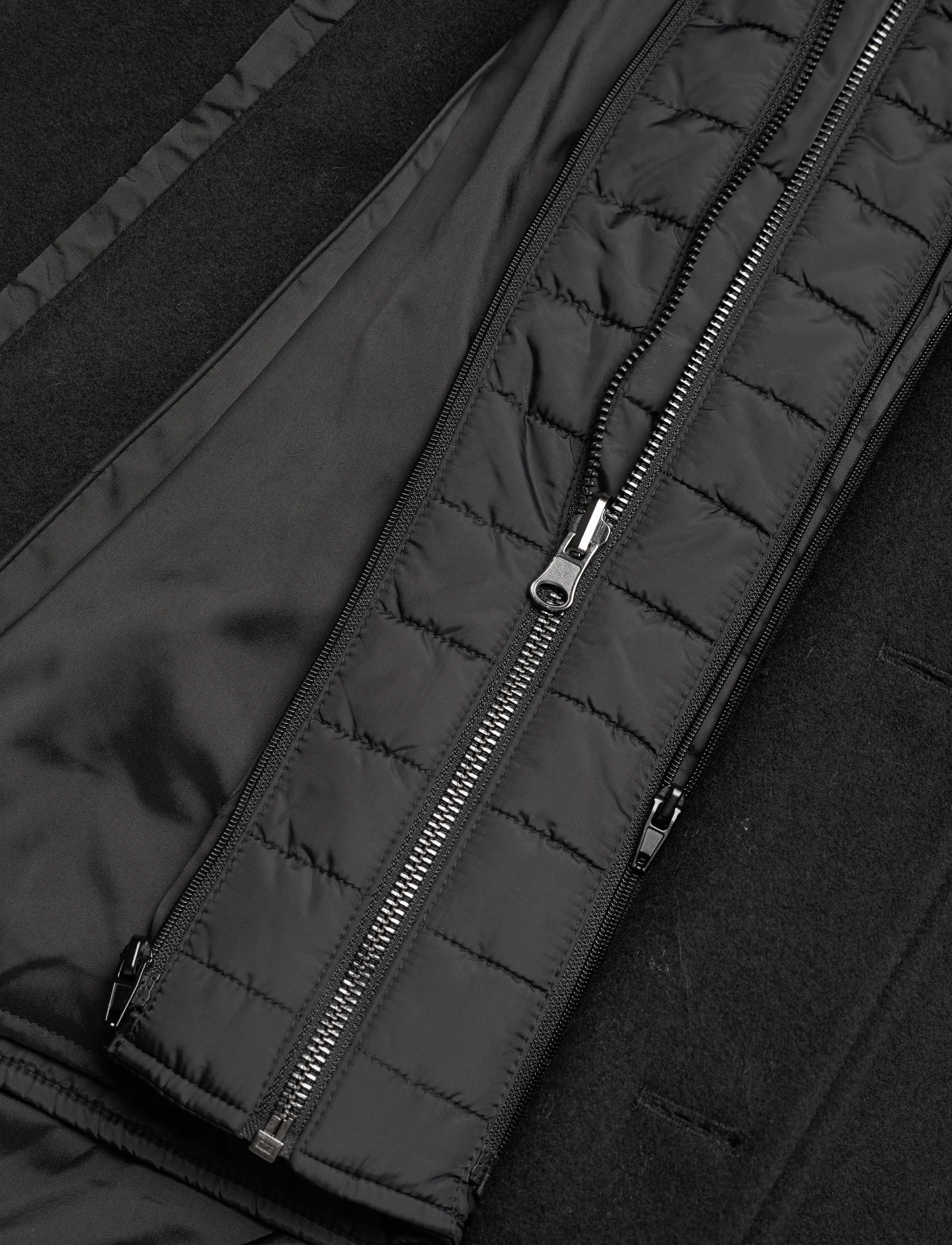 Bruun & Stengade - BS Ontario Slim Fit Coat - winterjacken - black - 5