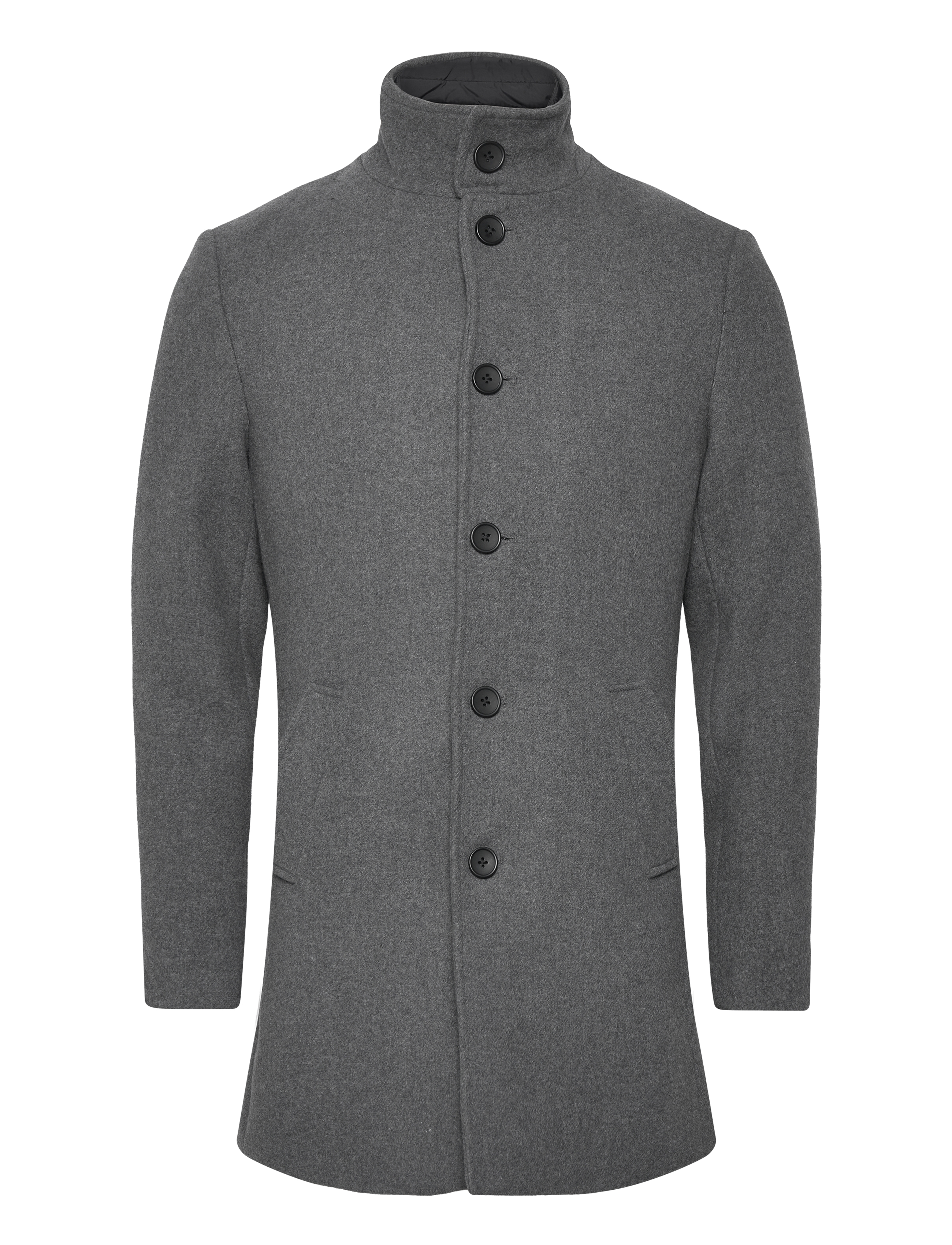 Bruun & Stengade BS Ontario Slim Fit Coat - Bruun & Stengade - DARK GREY / grey