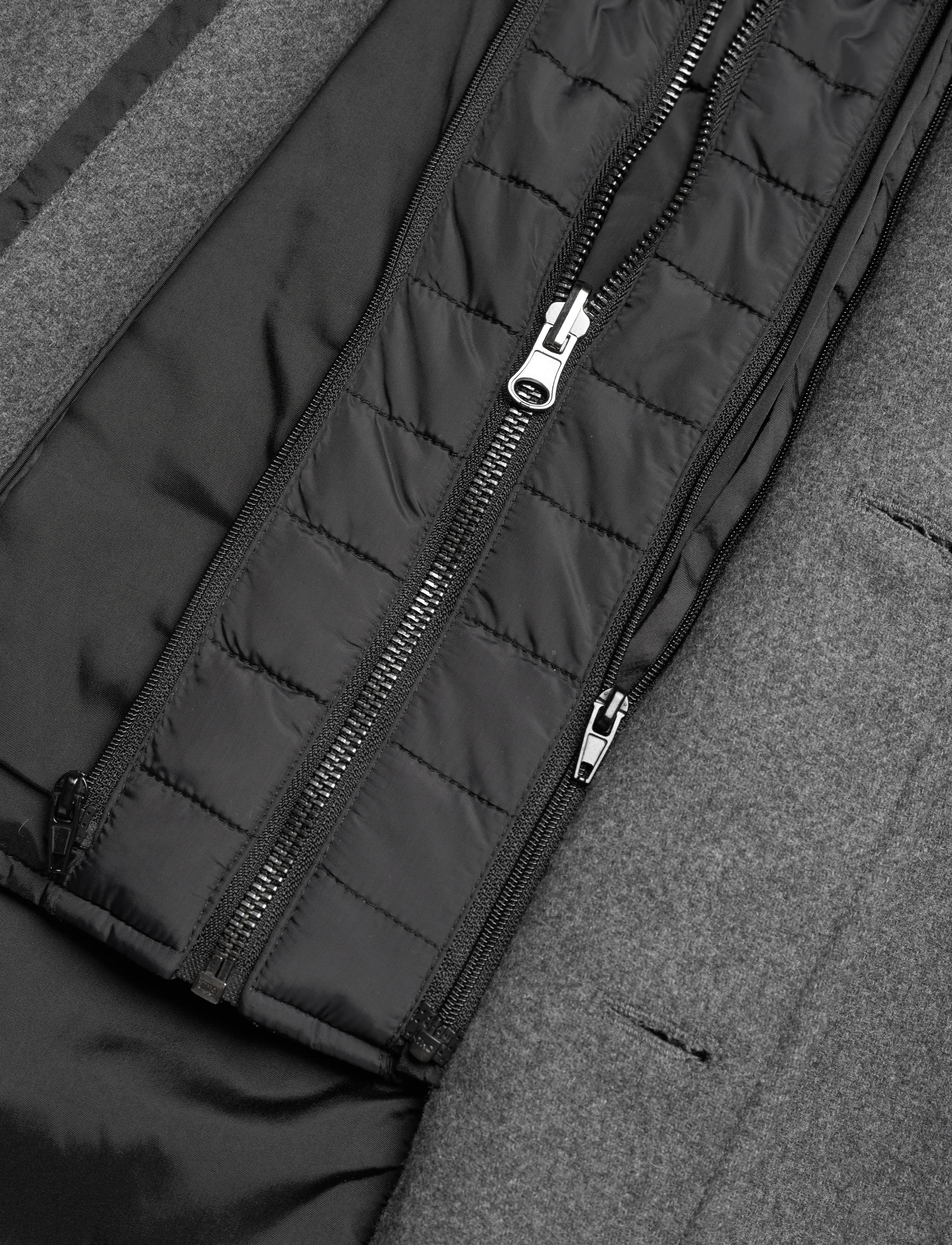 Bruun & Stengade - BS Ontario Slim Fit Coat - vinterjakker - dark grey - 5
