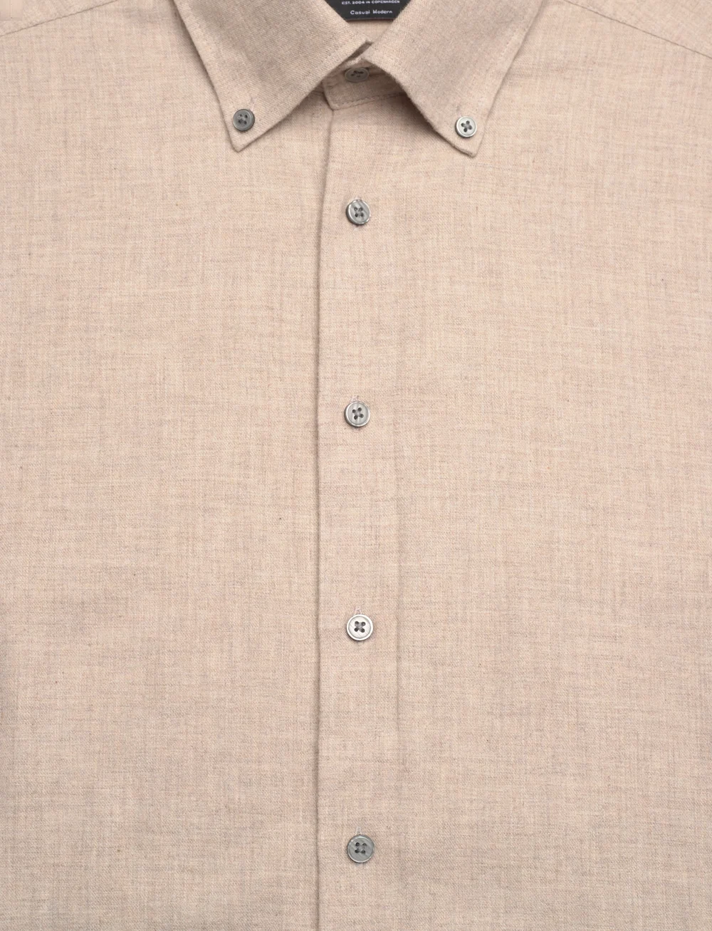 Bruun & Stengade - BS Muriel Casual Modern Fit Shirt - casual hemden - sand - 2