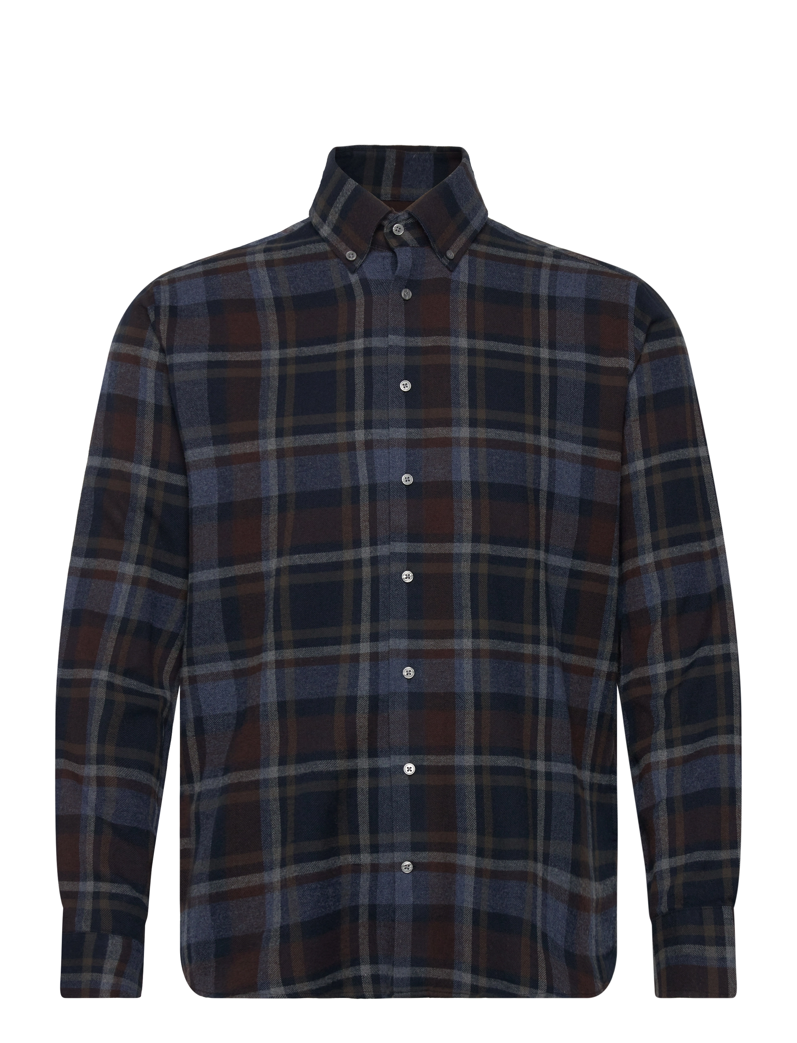 Bruun & Stengade BS Tethys Casual Modern Fit Shirt - Klær - NAVY / navy