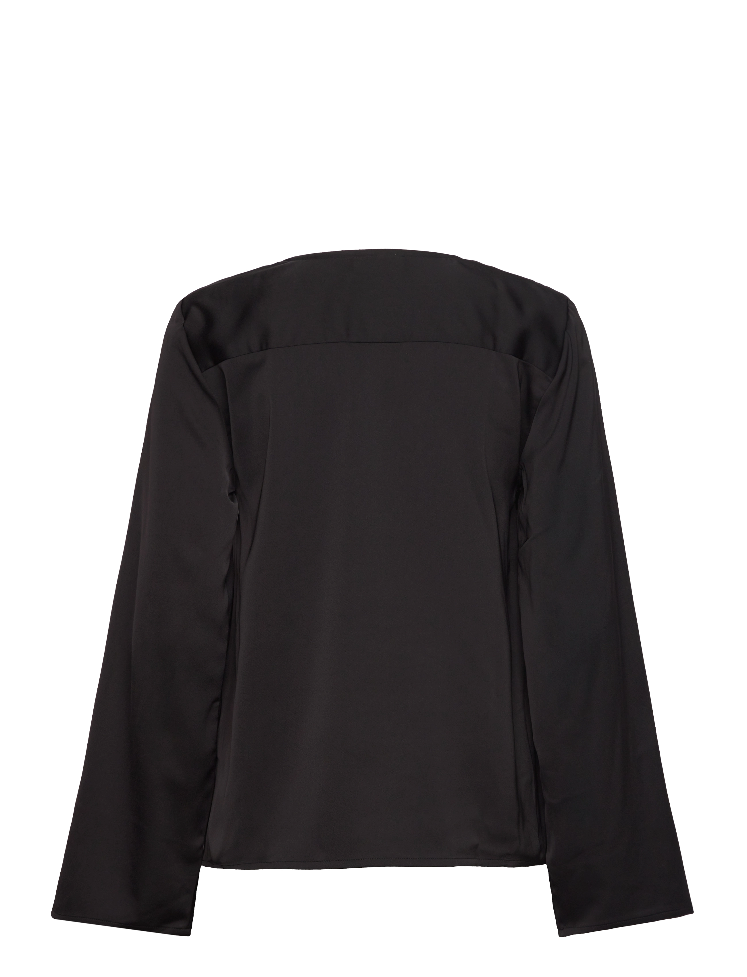Bruun & Stengade - BS Aubrey Regular Fit Shirt - langærmede bluser - black - 1