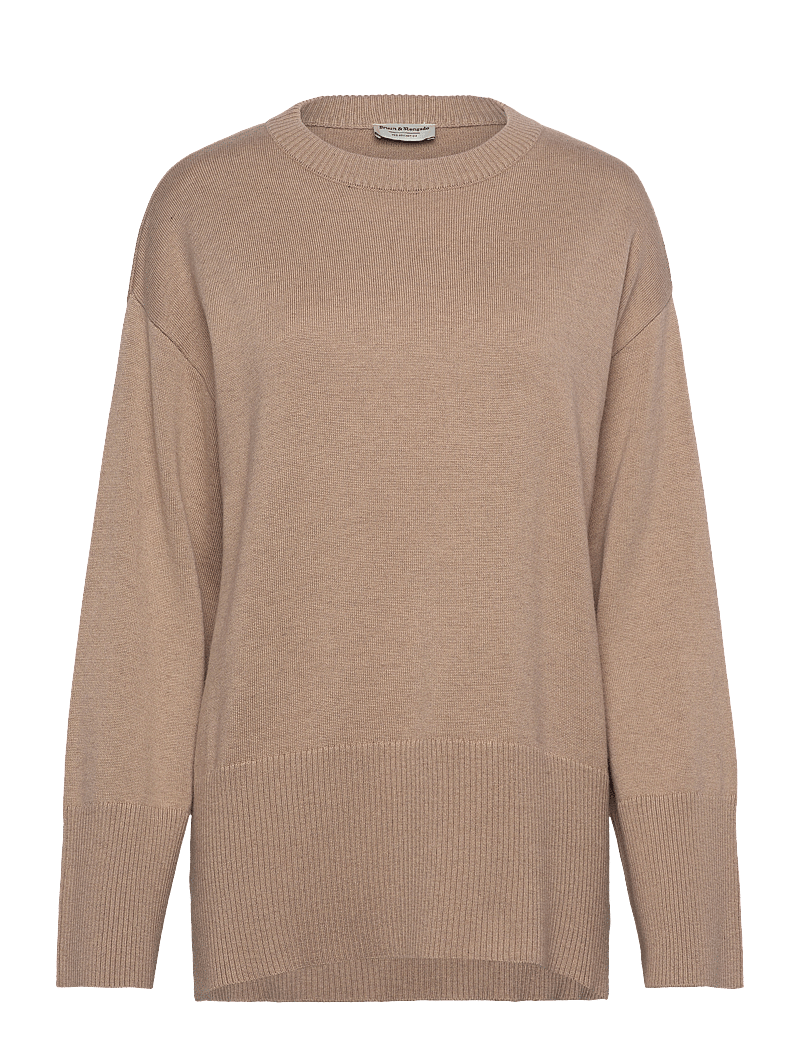 Bruun & Stengade - BS Adalyn Knitwear - stickade tröjor - sand - 0