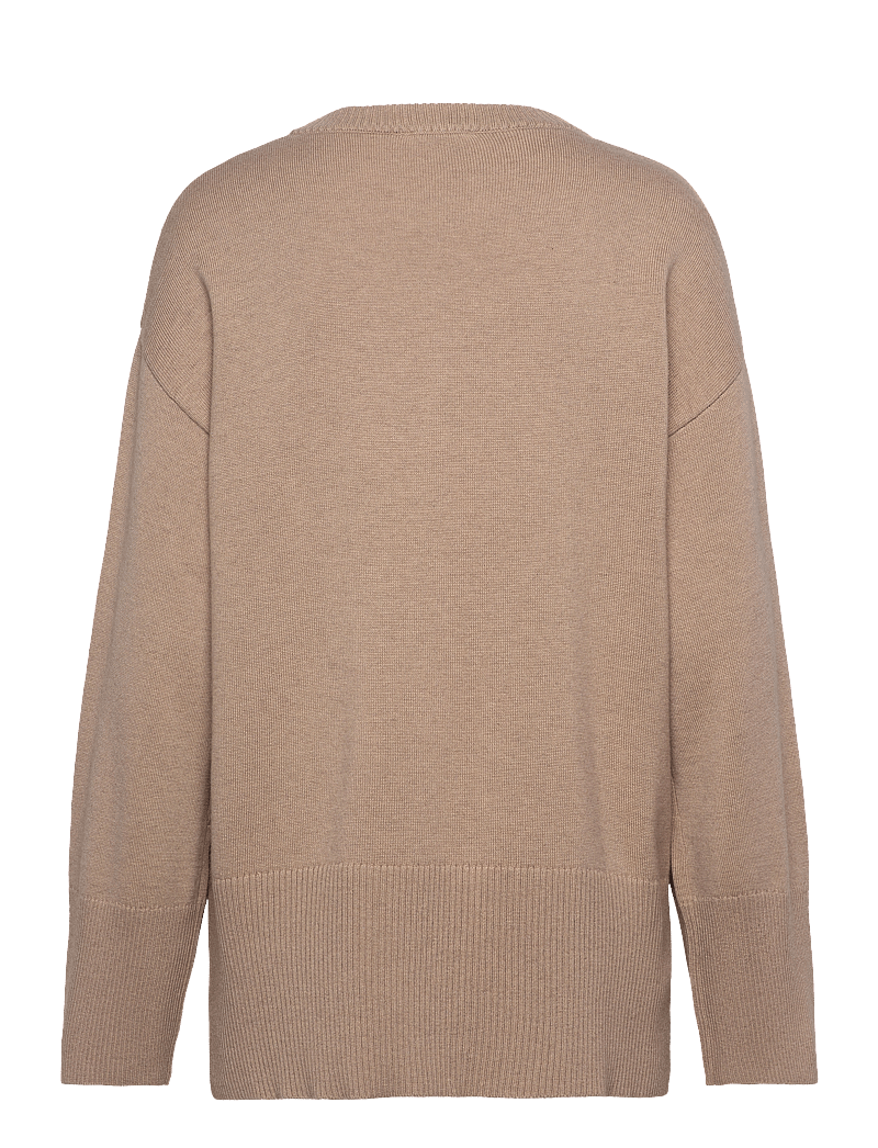 Bruun & Stengade - BS Adalyn Knitwear - stickade tröjor - sand - 1