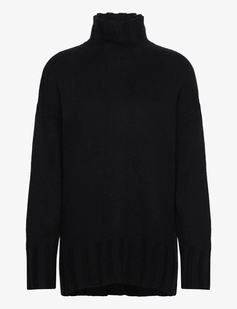 Bruun & Stengade - BS Antoinette Oversized Fit Knitwear - rullekraver - black - 0