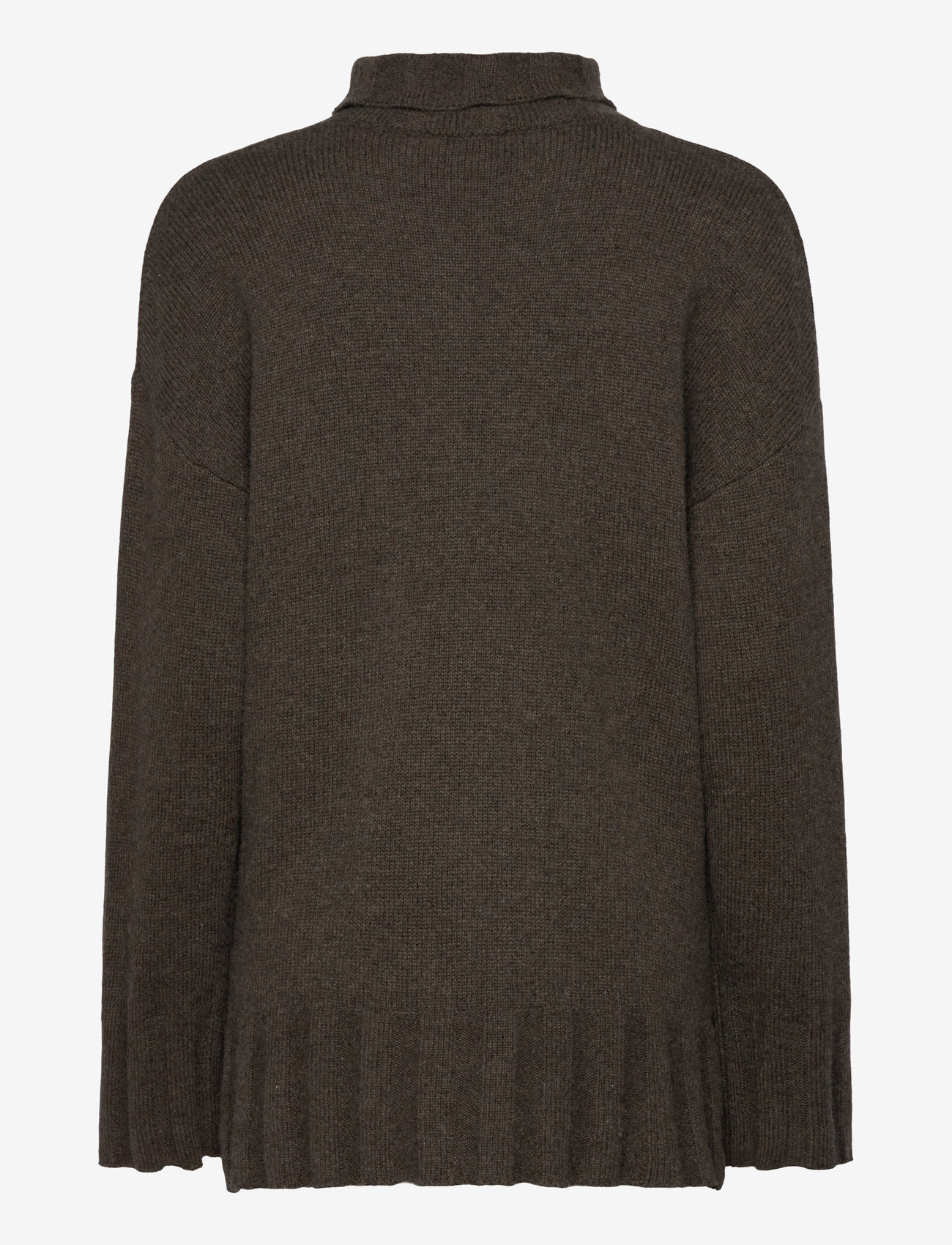 Bruun & Stengade - BS Antoinette Oversized Fit Knitwear - rullekraver - brown - 1