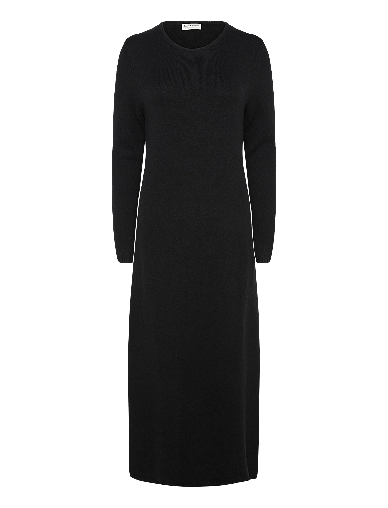 Bruun & Stengade - BS Janita Regular Fit Dress - knitted dresses - black - 0