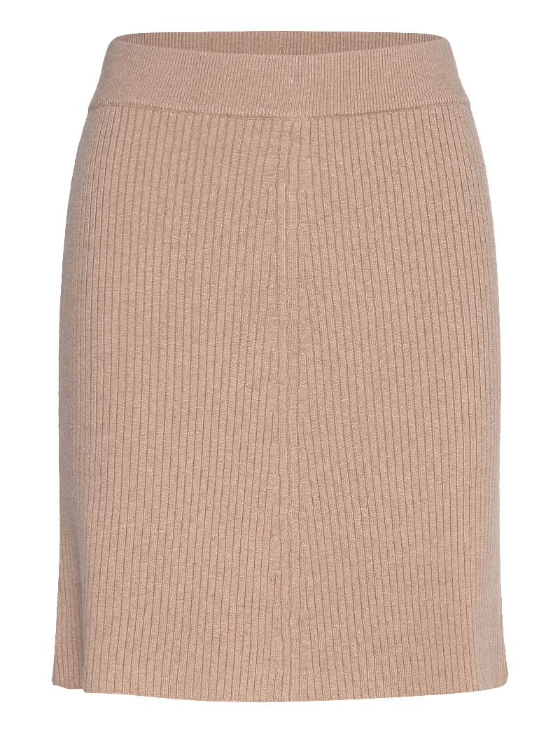 Bruun & Stengade - BS Lorena Skirt - strickröcke - sand - 0