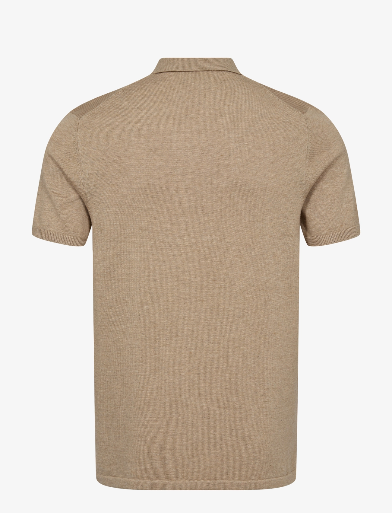 Bruun & Stengade - BS Aaran Regular Fit Polo Shirt - beige - 2