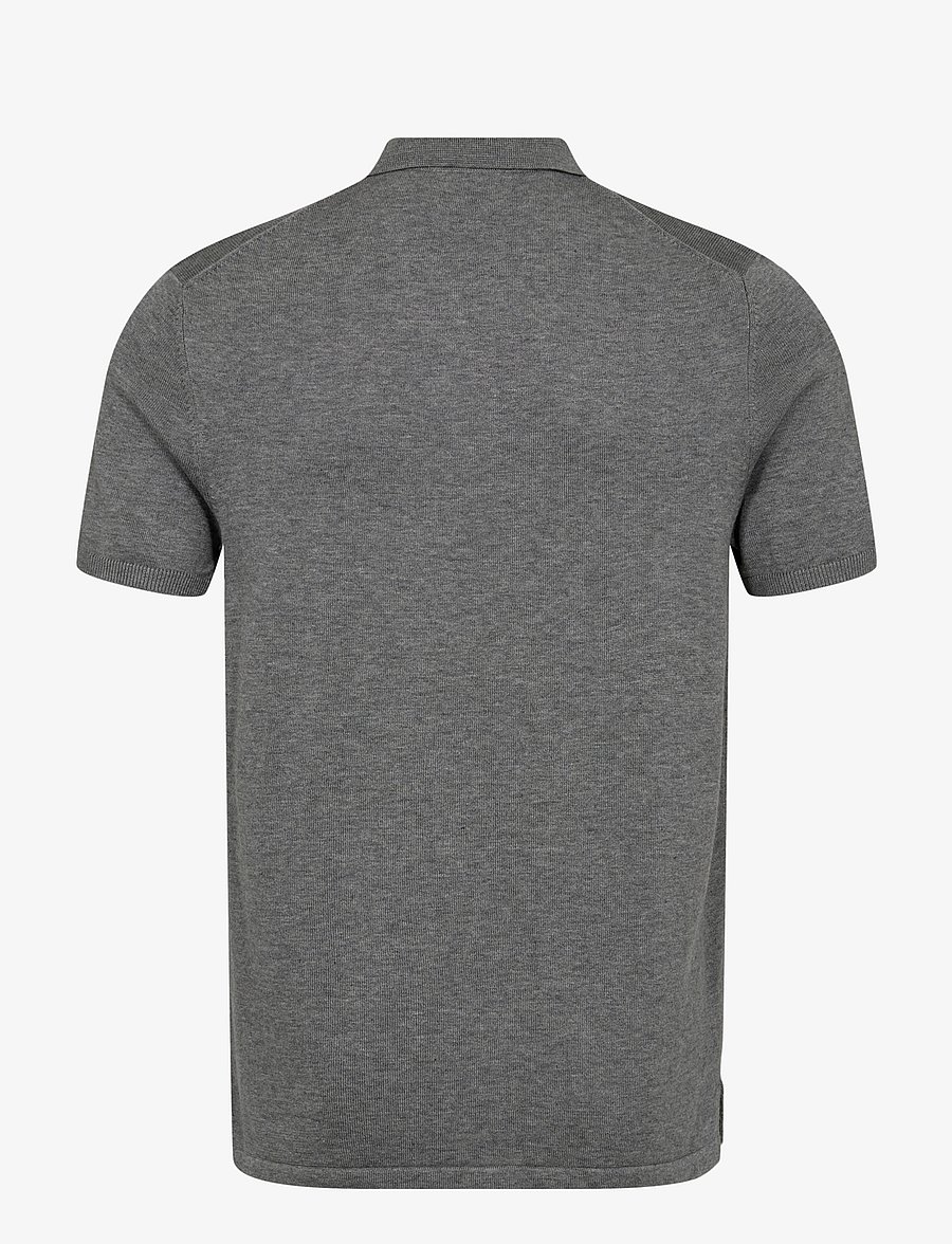 Bruun & Stengade - BS Aaran Regular Fit Polo Shirt - grey - 1