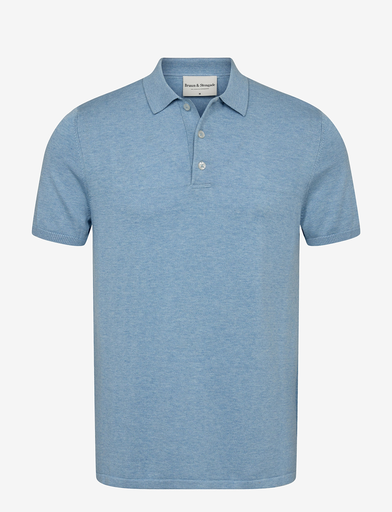 Bruun & Stengade - BS Aaran Regular Fit Polo Shirt - light blue - 1