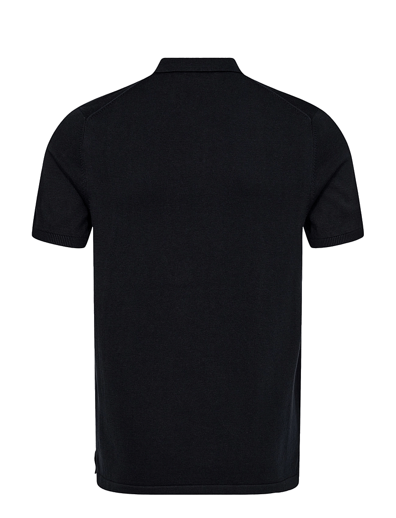 Bruun & Stengade - BS Aaran Regular Fit Polo Shirt - strikkede poloer - navy - 2