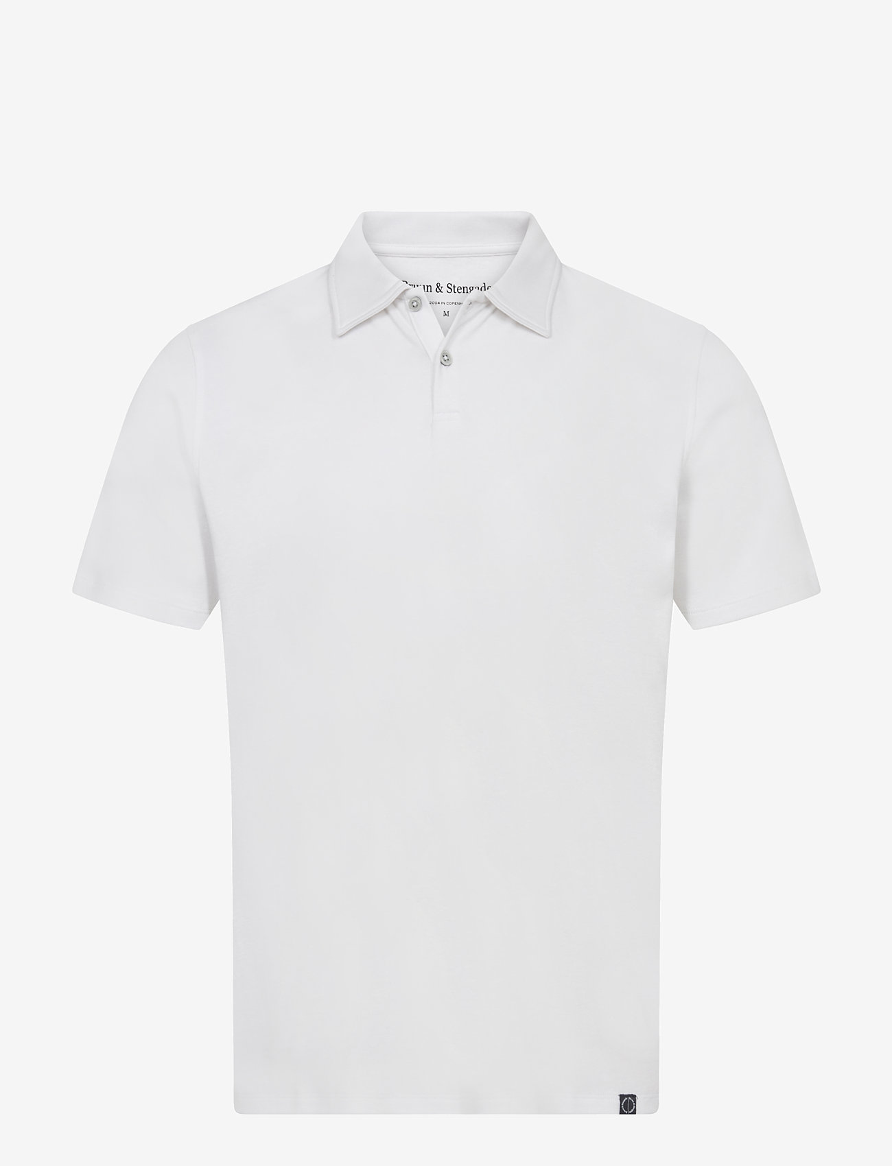 Bruun & Stengade - BS Ishigaki Regular Fit Polo Shirt - kortærmede poloer - white - 1