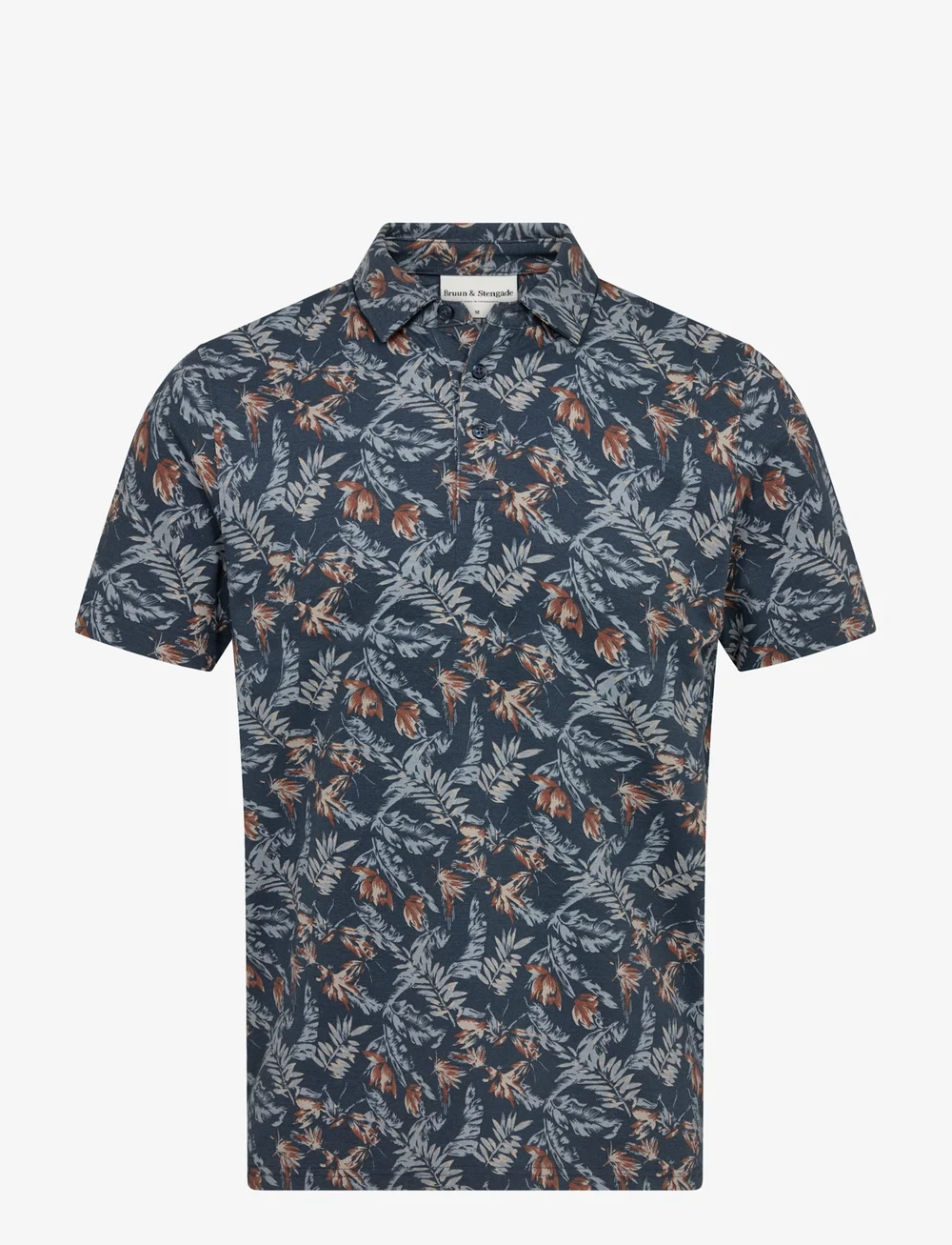 Bruun & Stengade - BS Iriomote Regular Fit Polo Shirt - short-sleeved polos - navy - 1