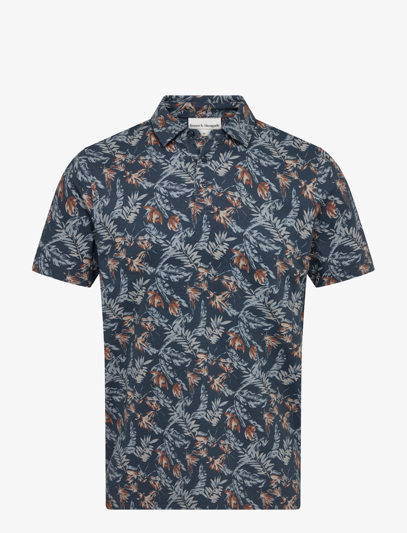 Bruun & Stengade BS Iriomote Regular Fit Polo Shirt - Klær - NAVY / navy