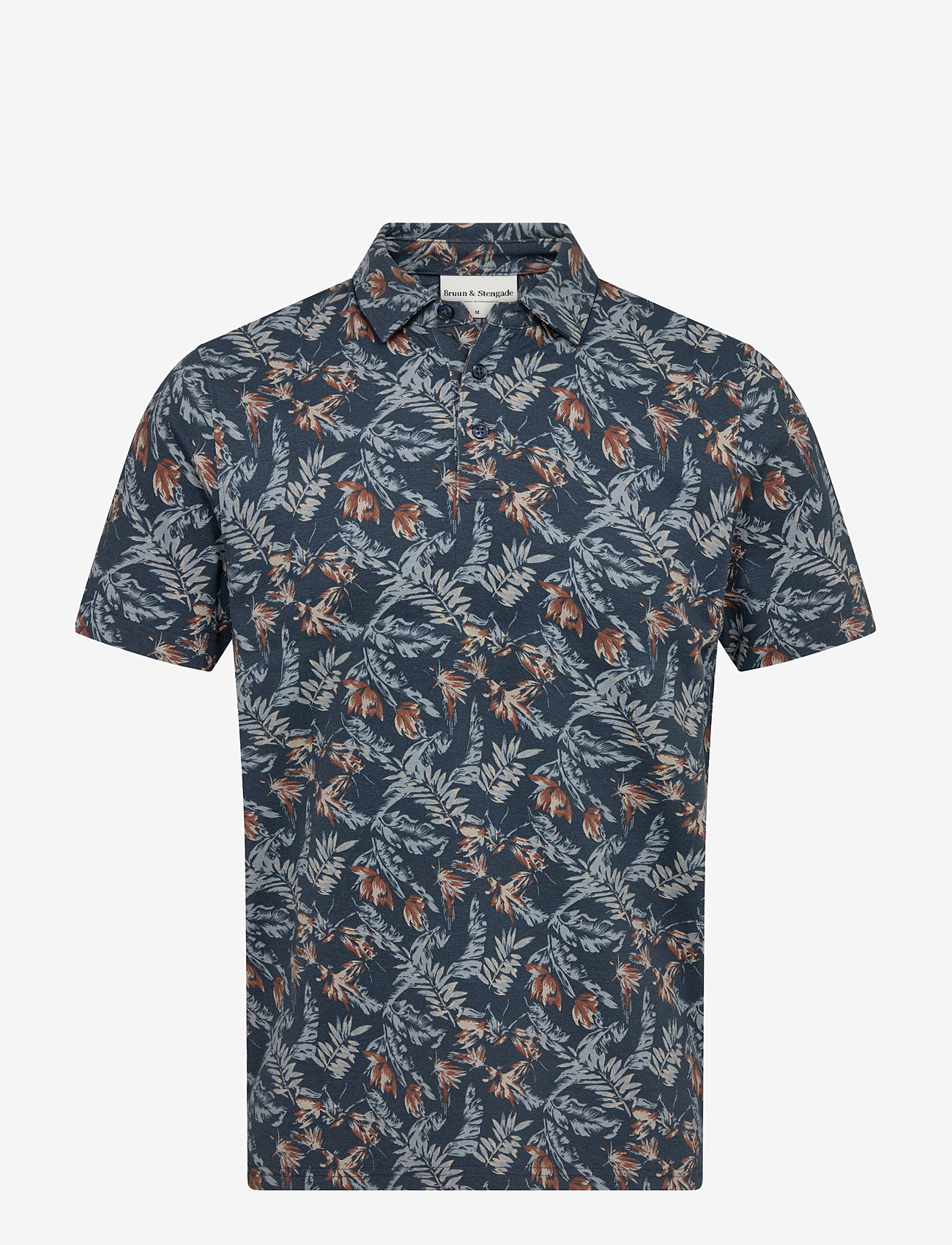 Bruun & Stengade - BS Iriomote Regular Fit Polo Shirt - lühikeste varrukatega polod - navy - 2