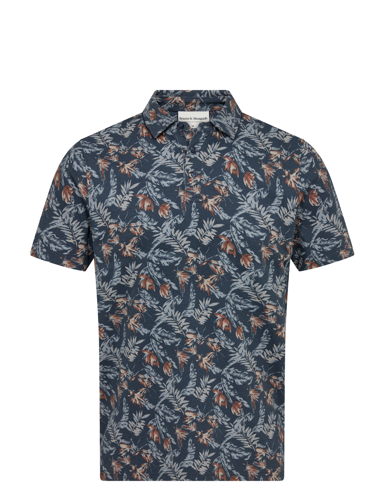 Bruun & Stengade - BS Iriomote Regular Fit Polo Shirt - kortærmede poloer - navy - 2