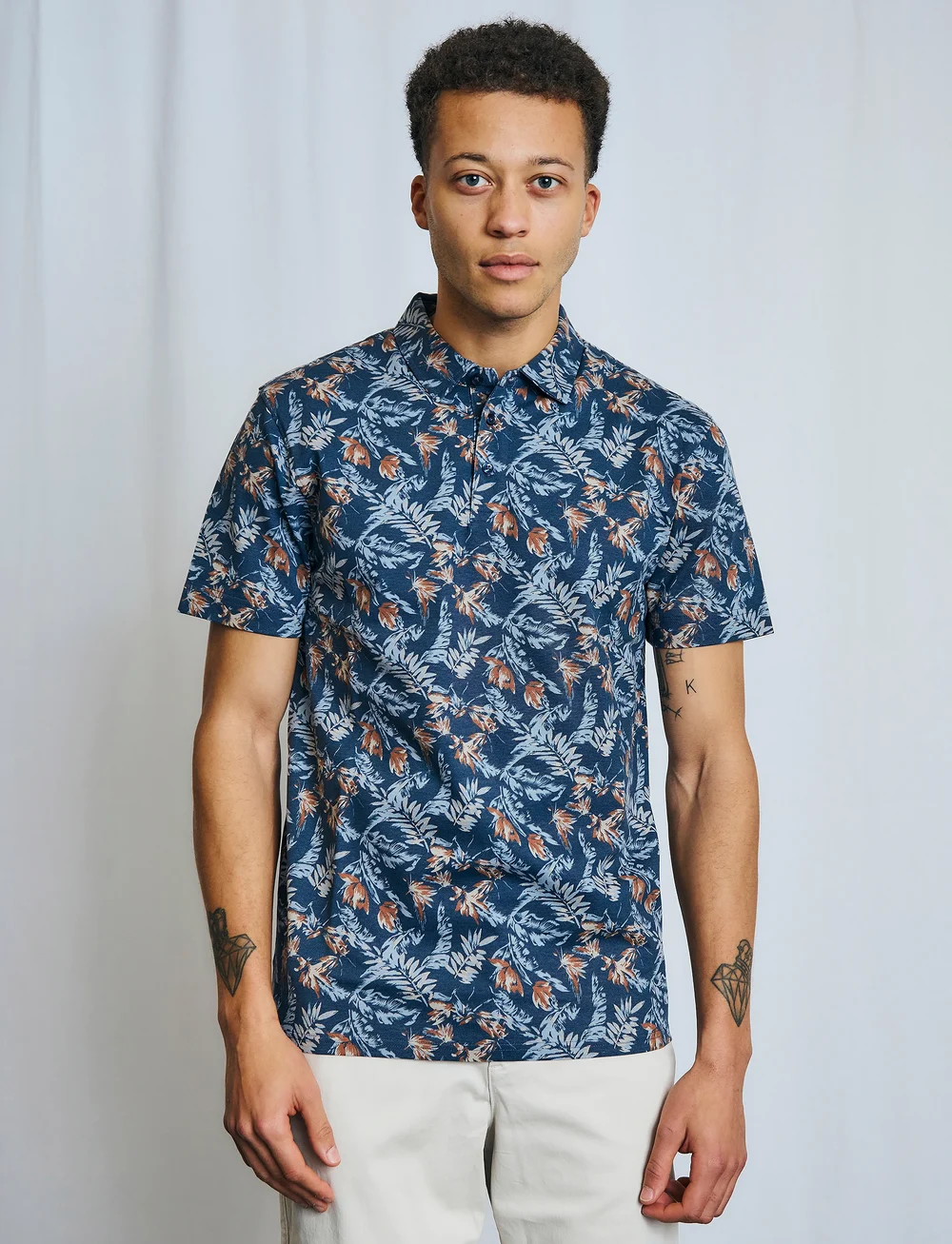 Bruun & Stengade - BS Iriomote Regular Fit Polo Shirt - short-sleeved polos - navy - 0