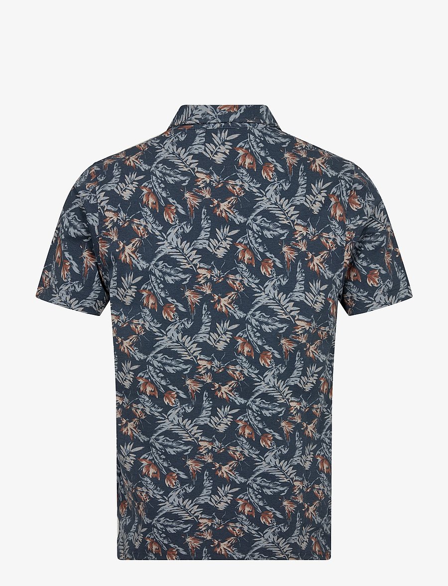 Bruun & Stengade - BS Iriomote Regular Fit Polo Shirt - kortærmede poloer - navy - 3