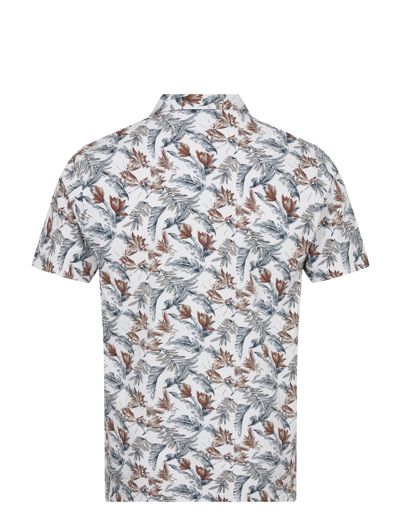 Bruun & Stengade - BS Iriomote Regular Fit Polo Shirt - polo krekli ar īsām piedurknēm - white - 2