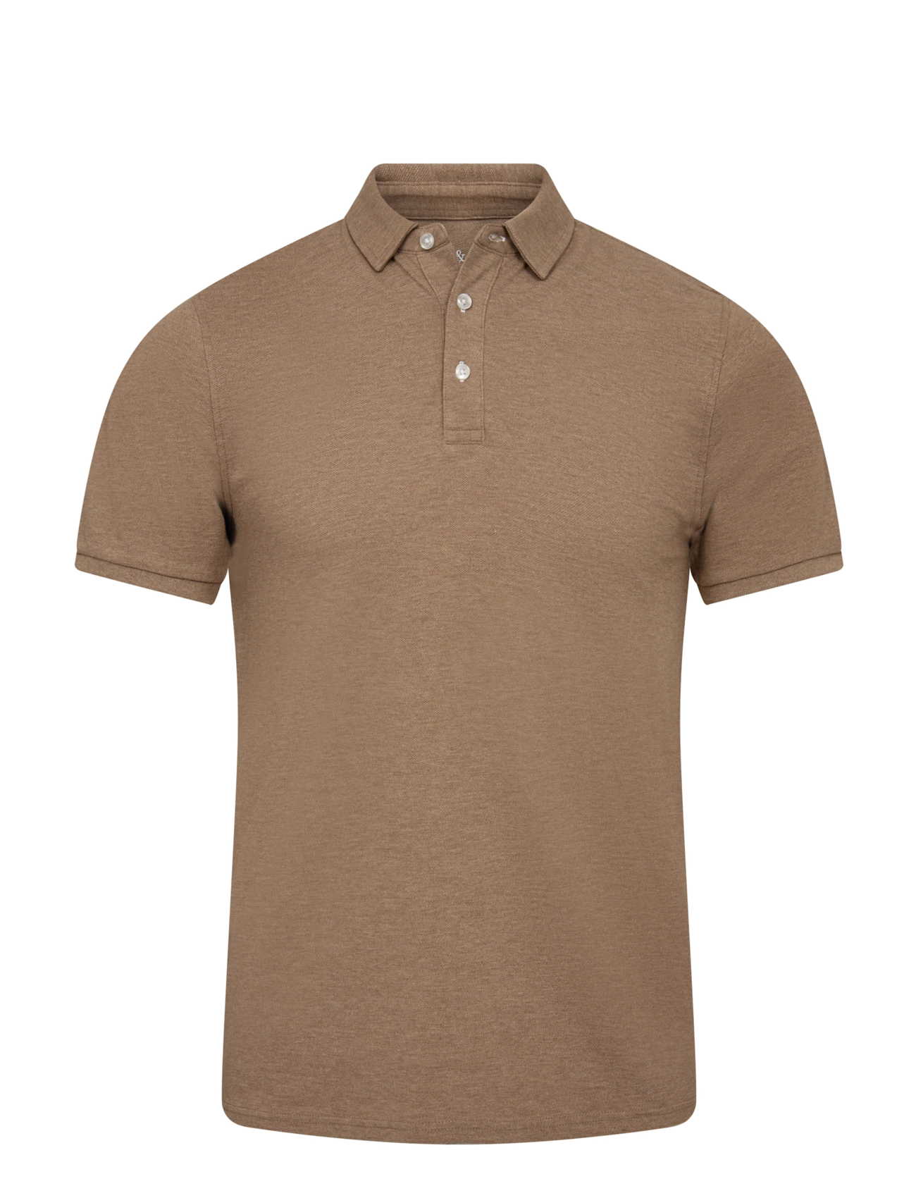 Bruun & Stengade - BS Taketomi Regular Fit Polo Shirt - brown - 2