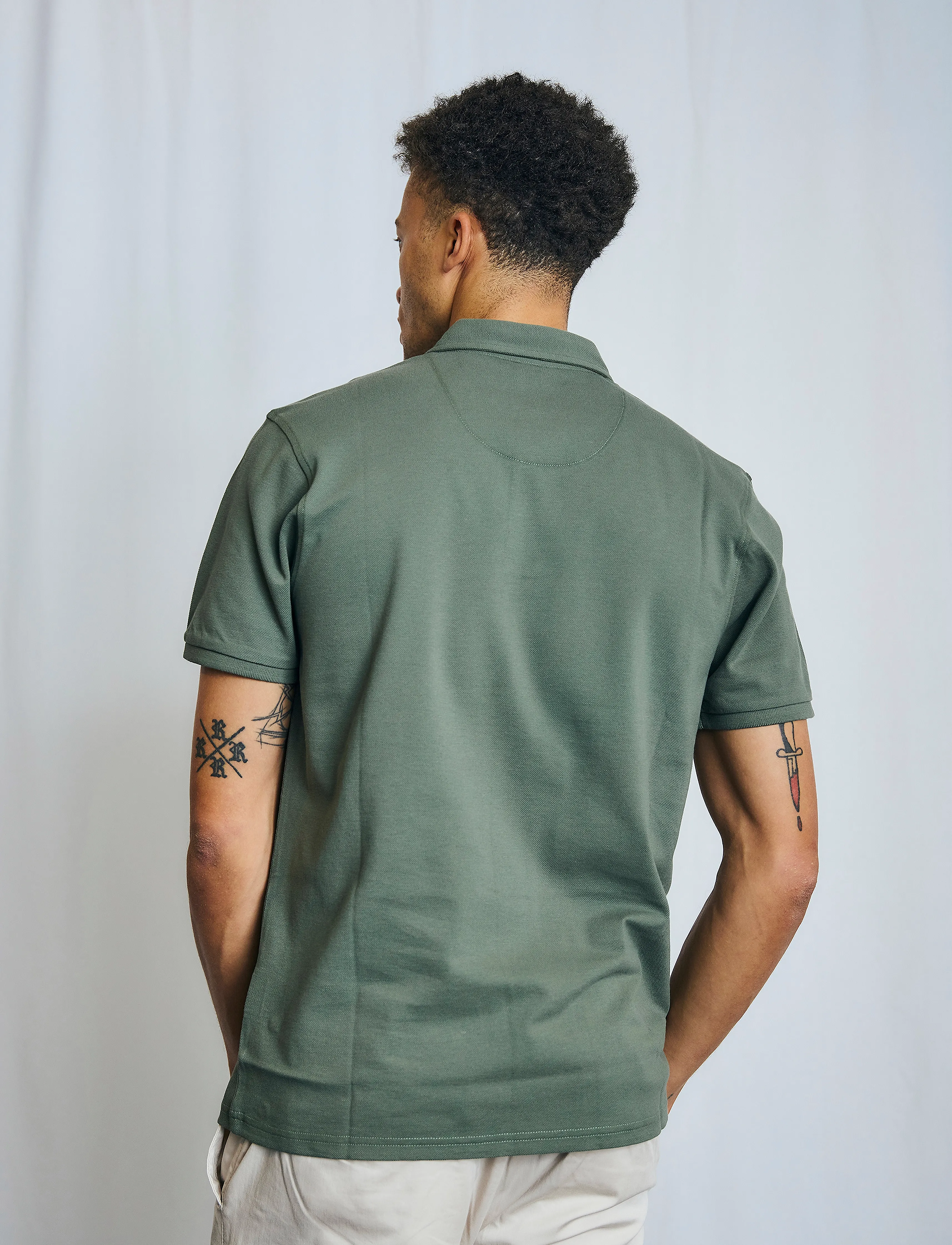 Bruun & Stengade - BS Taketomi Regular Fit Polo Shirt - green - 5