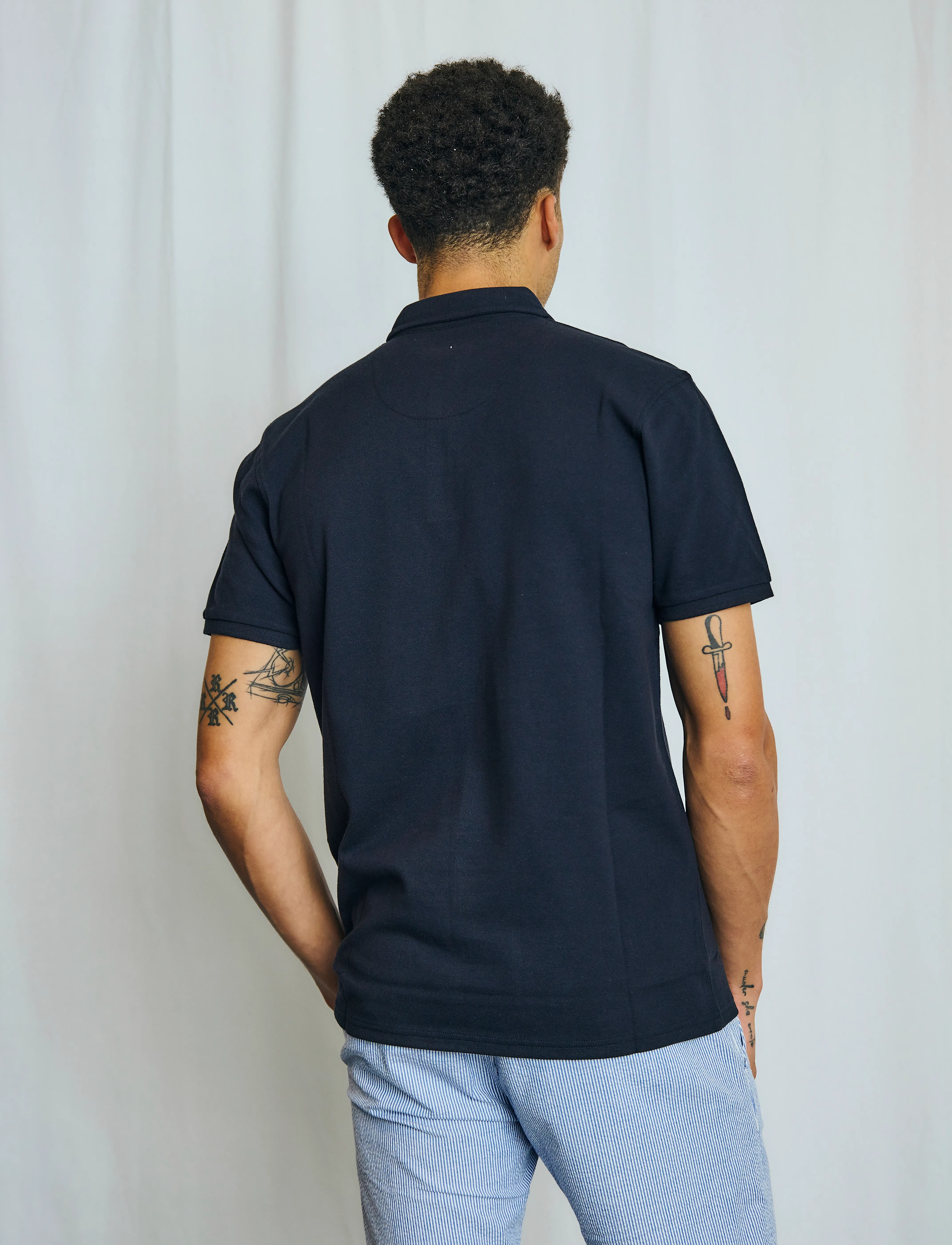 Bruun & Stengade - BS Taketomi Regular Fit Polo Shirt - navy - 5