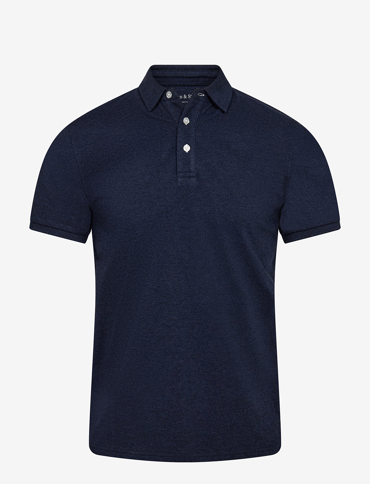 Bruun & Stengade - BS Taketomi Regular Fit Polo Shirt - kortärmade pikéer - ocean - 1