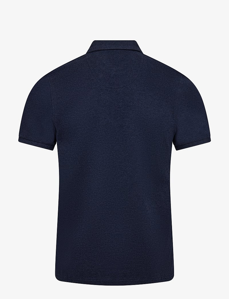 Bruun & Stengade - BS Taketomi Regular Fit Polo Shirt - kortærmede poloer - ocean - 2