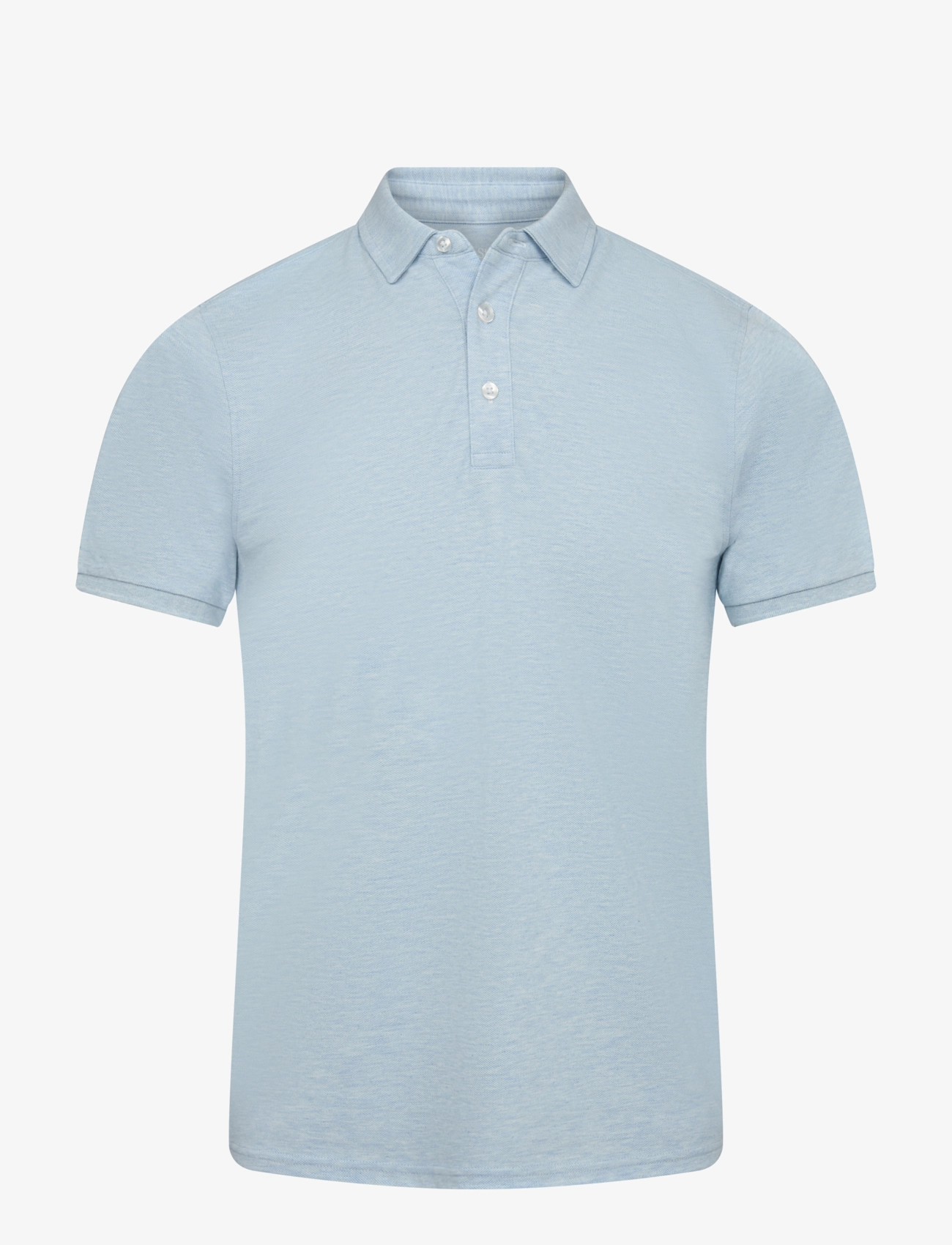 Bruun & Stengade - BS Taketomi Regular Fit Polo Shirt - sky - 1