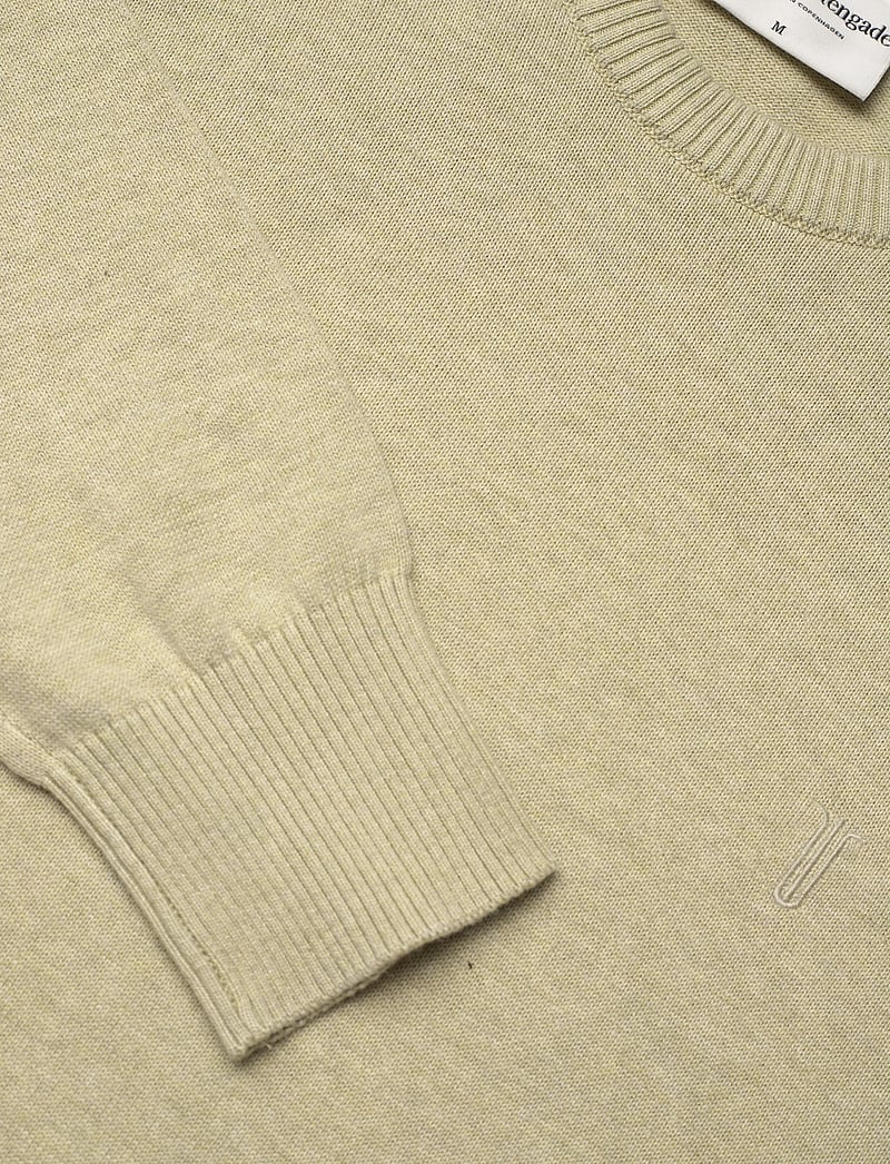 Bruun & Stengade - BS Jupiter Regular Fit Knitwear - pulls col rond - green - 5